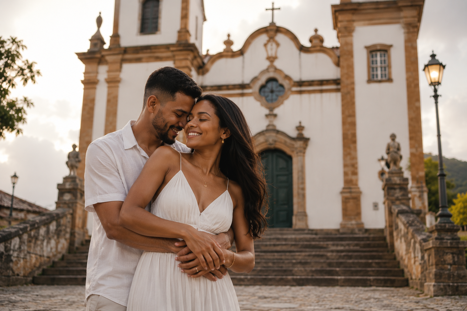 Tema clássico com igreja histórica